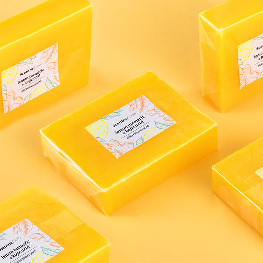 Solacekin lemon turmeric & kojic acid brightening soap