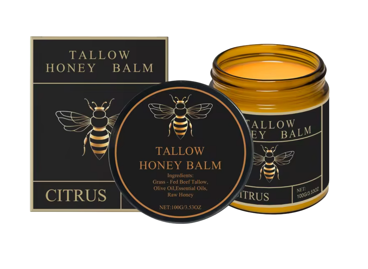 Solacekin Beef Tallow Honey Balm